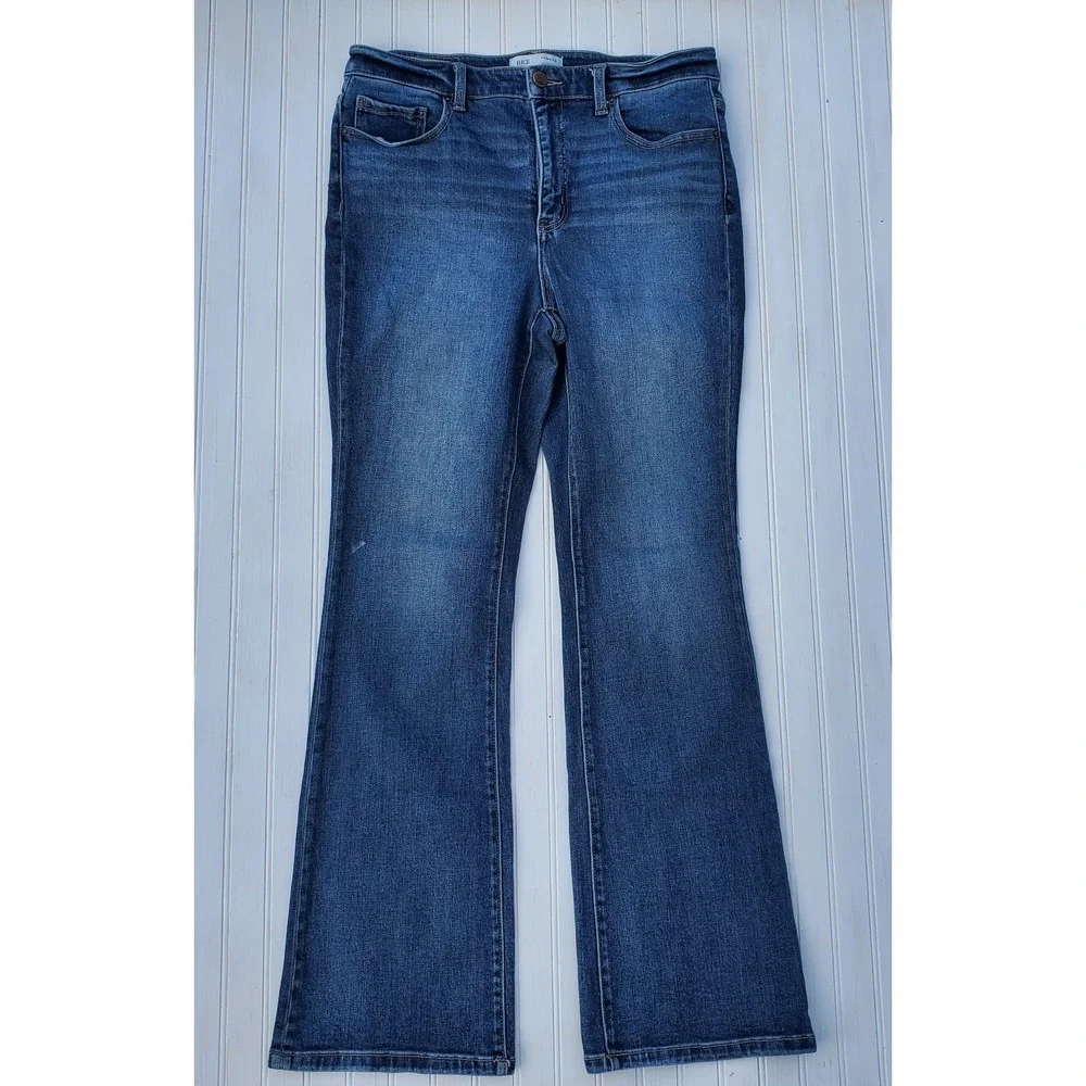 Buckle BKE Parker Mens Blue Jeans Boot Cut 30x32 Fits 32x32 Medium wash Stretch - Picture 2 of 12